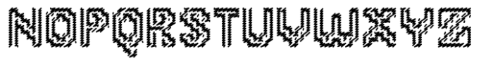 Tequendama Weaving Font UPPERCASE