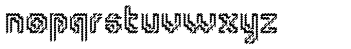 Tequendama Weaving Font LOWERCASE