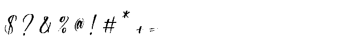 Teracota Strokes Regular Font OTHER CHARS