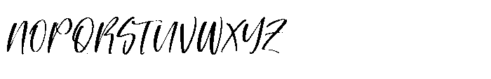 Teracota Strokes Regular Font UPPERCASE