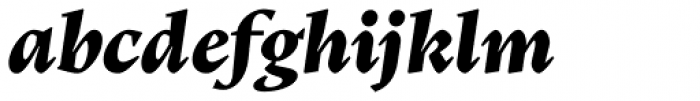 Teramo Headline Extra Bold Italic Font LOWERCASE