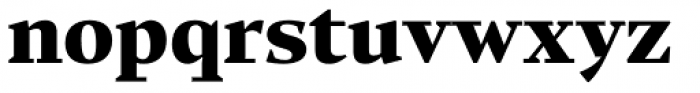 Teramo Headline Extra Bold Font LOWERCASE