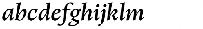 Teramo Headline Medium Italic Font LOWERCASE