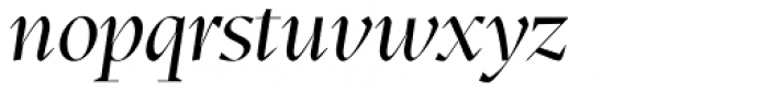 Teramo Poster Regular Italic Font LOWERCASE