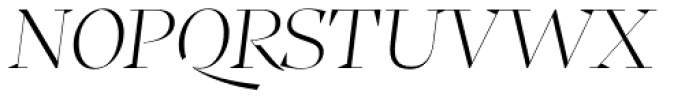 Teramo Variable Italic Font UPPERCASE