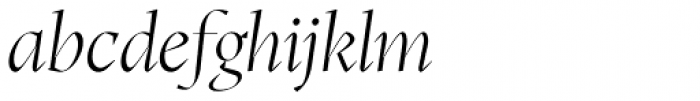 Teramo Variable Italic Font LOWERCASE