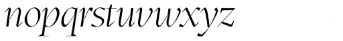 Teramo Variable Italic Font LOWERCASE