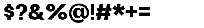 Terasans Bold Font OTHER CHARS