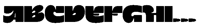 Terax Dimention Black Expanded Font UPPERCASE