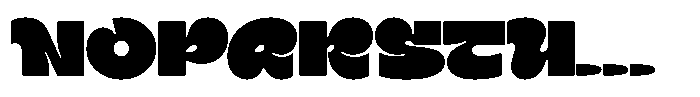 Terax Dimention Black Expanded Font UPPERCASE