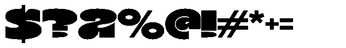 Terax Dimention Black Extra Expanded Font OTHER CHARS