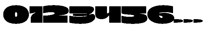 Terax Dimention Black Ultra Expanded Font OTHER CHARS