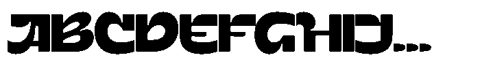 Terax Dimention Bold Font UPPERCASE