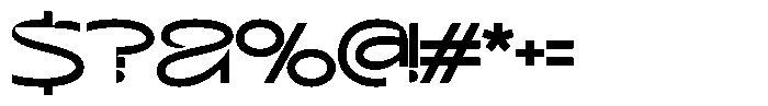 Terax Dimention Expanded Font OTHER CHARS