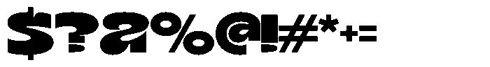 Terax Dimention Extra Bold Expanded Font OTHER CHARS
