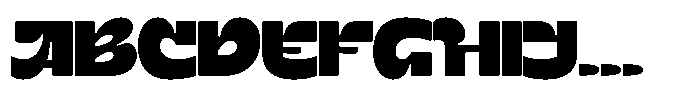 Terax Dimention Extra Bold Font UPPERCASE