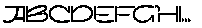 Terax Dimention Extra Expanded Font UPPERCASE