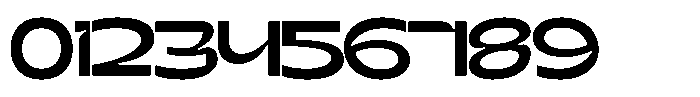 Terax Dimention Medium Expanded Font OTHER CHARS