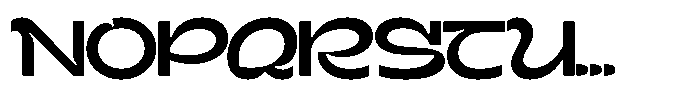 Terax Dimention Medium Expanded Font UPPERCASE