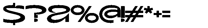 Terax Dimention Medium Extra Expanded Font OTHER CHARS