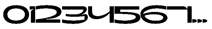 Terax Dimention Medium Ultra Expanded Font OTHER CHARS
