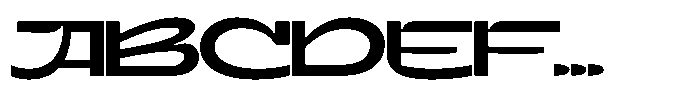 Terax Dimention Medium Ultra Expanded Font UPPERCASE
