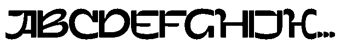 Terax Dimention Medium Font UPPERCASE