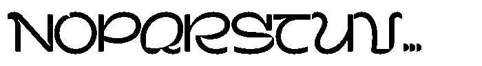 Terax Dimention Regular Font UPPERCASE