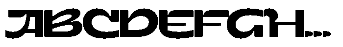 Terax Dimention Semi Bold Extra Expanded Font UPPERCASE