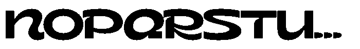 Terax Dimention Semi Bold Extra Expanded Font LOWERCASE
