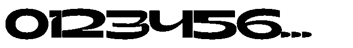 Terax Dimention Semi Bold Ultra Expanded Font OTHER CHARS