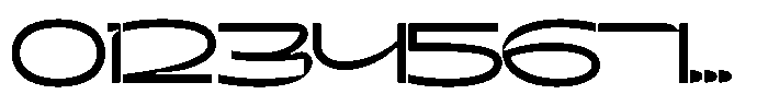 Terax Dimention Ultra Expanded Font OTHER CHARS
