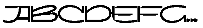 Terax Dimention Ultra Expanded Font UPPERCASE