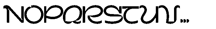 Terax Dimention Variable Black Font UPPERCASE