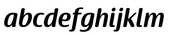 Terfens Gothic Condensed Bold Italic Font LOWERCASE