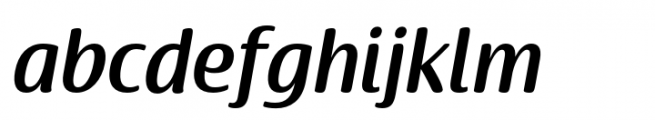 Terfens Gothic Condensed Demi Italic Font LOWERCASE