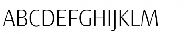 Terfens Gothic Condensed Light Font UPPERCASE