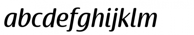 Terfens Gothic Condensed Medium Italic Font LOWERCASE