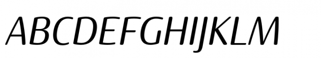 Terfens Gothic Condensed Regular Italic Font UPPERCASE