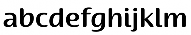 Terfens Gothic Extended Demi Font LOWERCASE