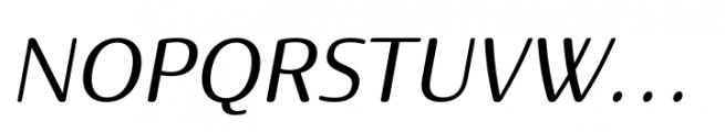 Terfens Gothic Extended Regular Italic Font UPPERCASE
