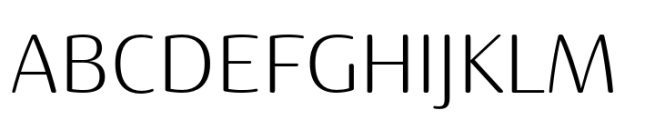 Terfens Gothic Norm Light Font UPPERCASE