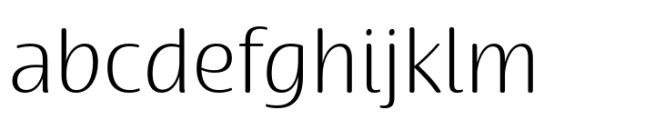 Terfens Gothic Norm Light Font LOWERCASE