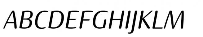 Terfens Gothic Norm Regular Italic Font UPPERCASE