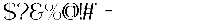 Teroka Font OTHER CHARS
