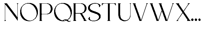 Teroka Font UPPERCASE