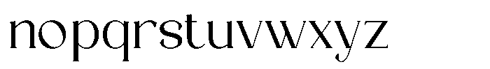 Teroka Font LOWERCASE