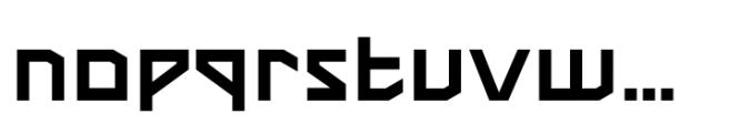 Teroxia Pro Regular Font LOWERCASE