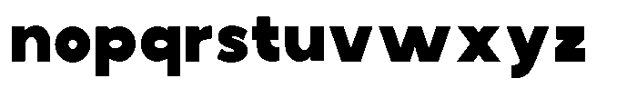 Terra Naro Font LOWERCASE