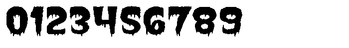 Terrify Display Font OTHER CHARS